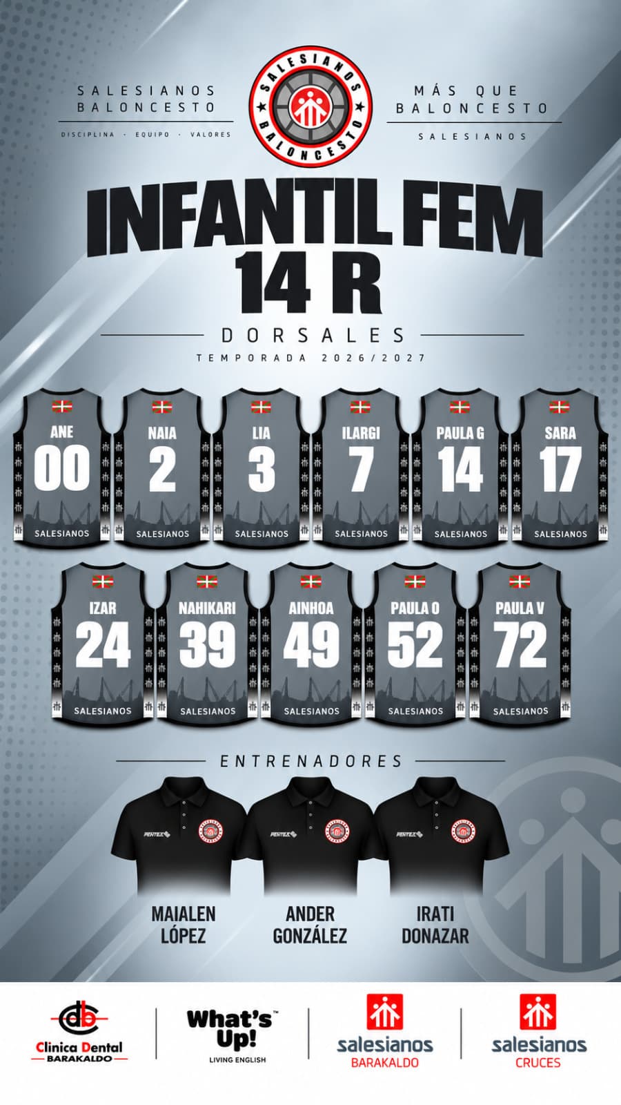 Infantil Femenino 14R